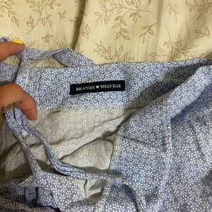 brandy tie up flower skirt